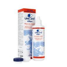 Unicare vita+aie vloeistof zachte lenzen 250ml