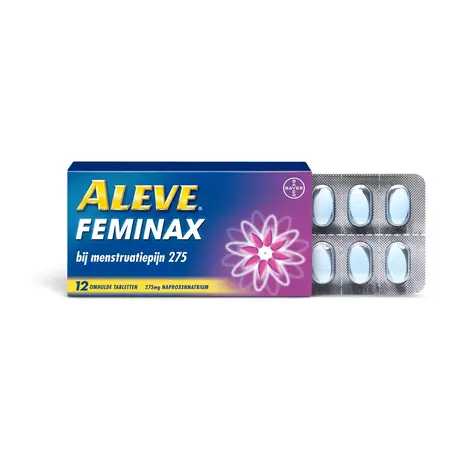 Aleve Feminax Bij Menstruatiepijn Tabletten 12 stuks