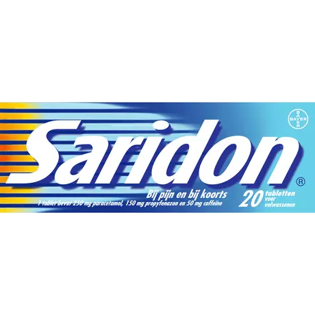 Saridon Snel Bij Stevige Hoofdpijn Tabletten 20 stuks