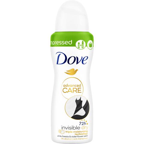 Dove Advanced Care Invisible Dry Anti-Transpirant Deospray 100 ML