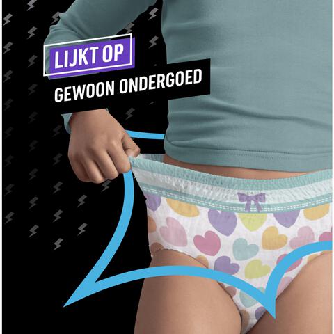 Ninjamas Pants Luierbroekjes Meisje Maat 7 4-7 Jaar 10 Stuks