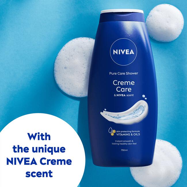 NIVEA Crème Care Bad & Douchecrème 750 ML