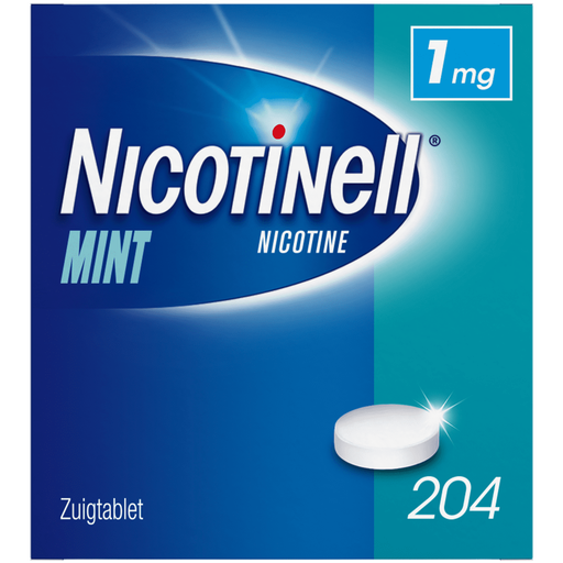 Nicotinell Mint 1 MG Zuigtablet 204 stuks