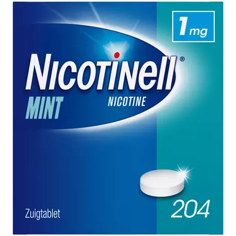 Nicotinell Mint 1 MG Zuigtablet 204 stuks