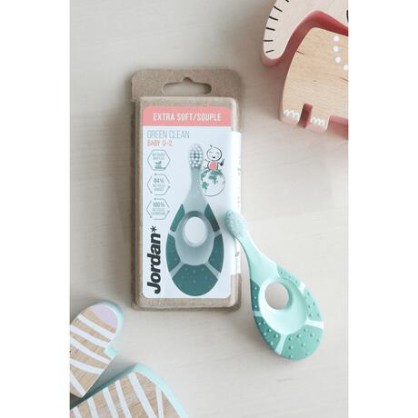 Jordan Green Clean Babytandenborstel 0-2 jaar