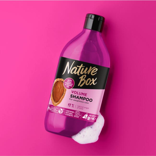 Nature Box Almond Volume Shampoo 385 ML