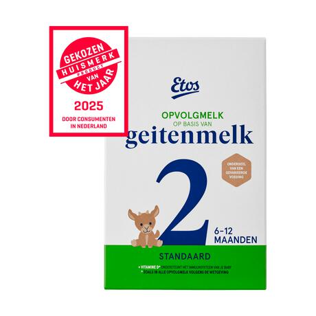 Etos Standaard 2 Opvolgmelk Geitenmelk 6 - 12 Maanden 800 GR