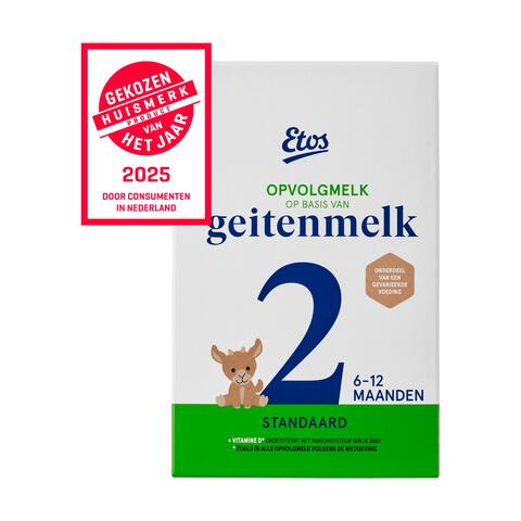 Etos Standaard 2 Opvolgmelk Geitenmelk 6 - 12 Maanden 800 GR