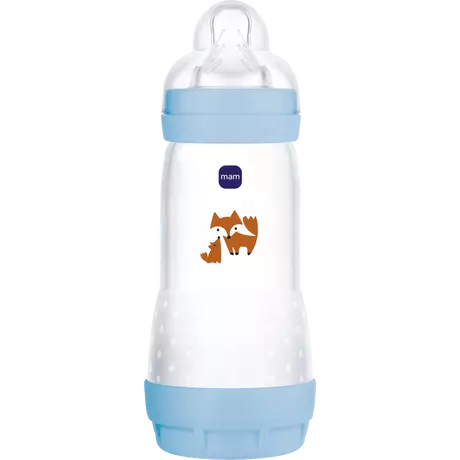 MAM Easy Start Anti-Colic Babyfles Blauw 320 ML