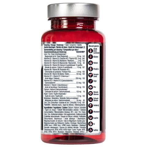 Lucovitaal IJzer Sterk Complex Tabletten 60 stuks