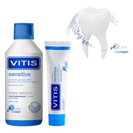 VITIS Sensitive Mondspoeling Verlicht Effectief Gevoelige Tanden