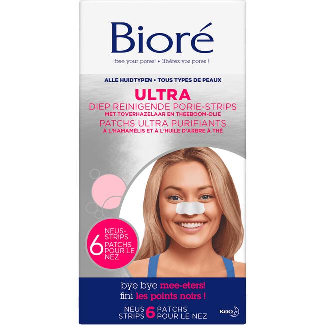 Bioré Ultra Diep Reinigende Porie Strips 6 stuks