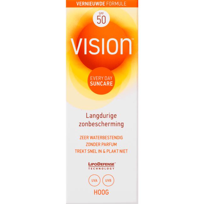 investering ondergronds Schuur Vision Zonnebrand SPF 50 50ML 50 ML | Etos