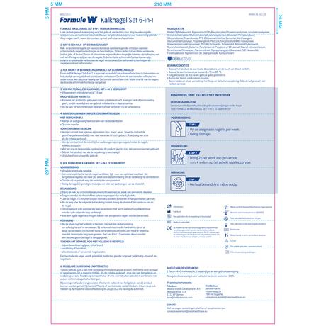 Formule W Kalknagel set 6-In-1