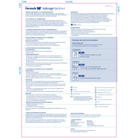 Formule W Kalknagel set 6-In-1