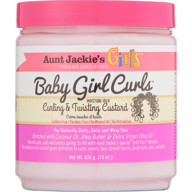 Aunt Jackie's Curls and Coils Girls Baby Girl Custard 426 GR