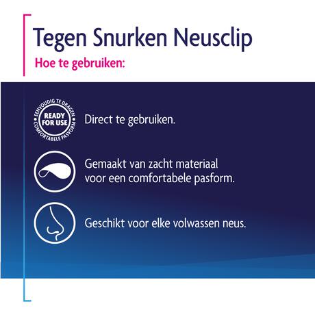 Shiepz Neusclips Tegen Snurken 2 stuks