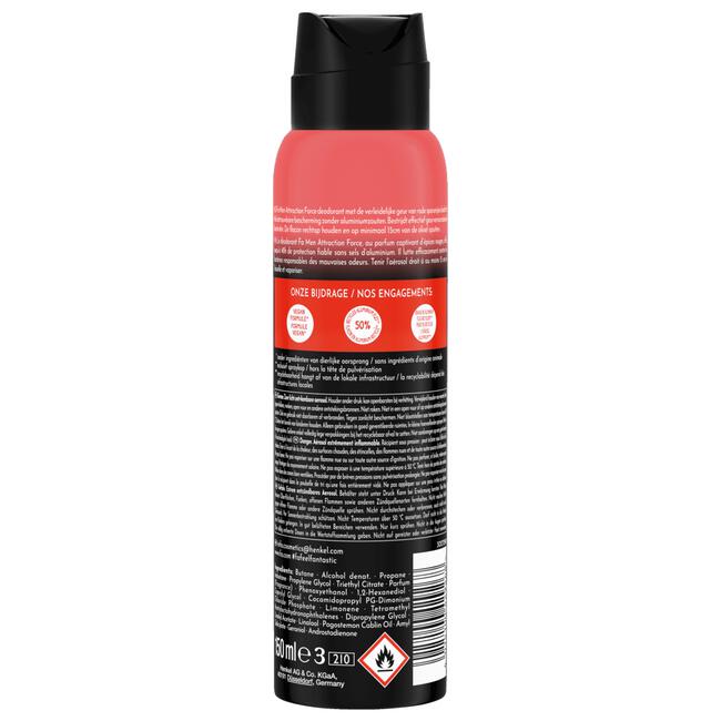 Fa Men Attraction Force Deodorant Spray 150 ML