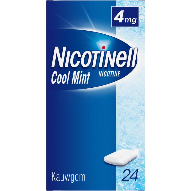 Nicotinell Kauwgom Coolmint 4 MG 24 stuks