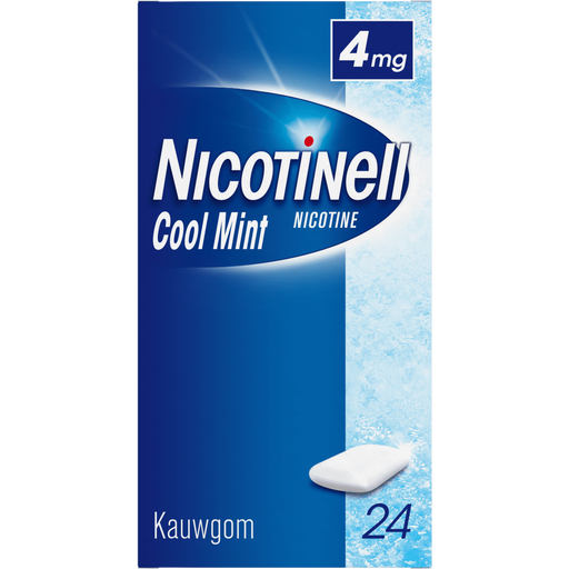 Nicotinell Kauwgom Coolmint 4 MG 24 stuks