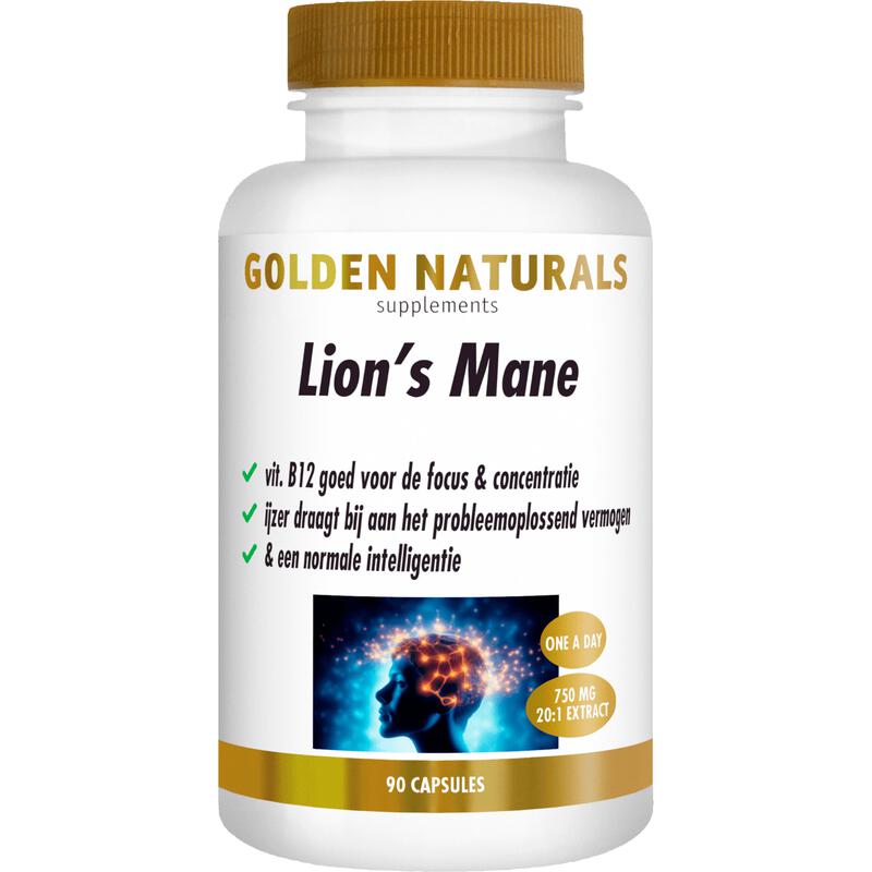 Golden Naturals Lion Mane Capsules 90 stuks