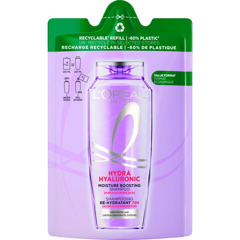 L'Oréal Paris Elvive Refill Hydra Hyaluronic Shampoo Navulling 250 ML