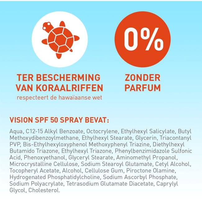 Vision Every Day Zonnebrand Spray SPF50 180 ML