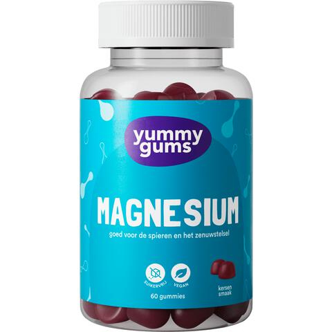 Yummygums Magnesium Gummies Suikervrij - 60 stuks 