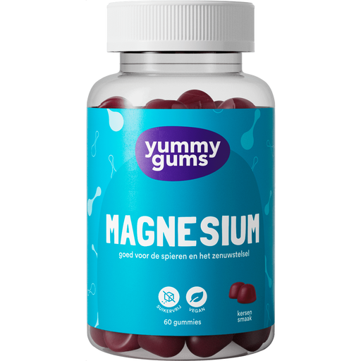 Yummygums Magnesium Suikervrij  Gummies 60 stuks
