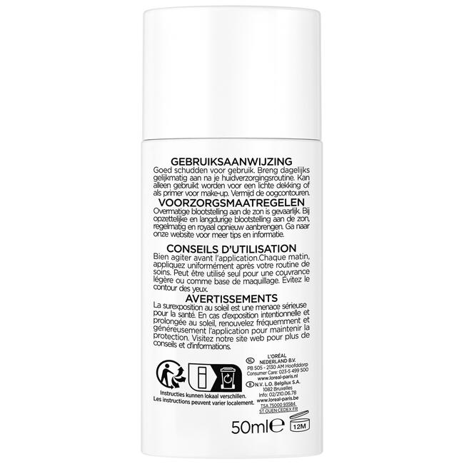 L’Oréal Paris Bright Reveal Dark Spot Tinted  SPF50+ Fluid Moisturizer 50 ML