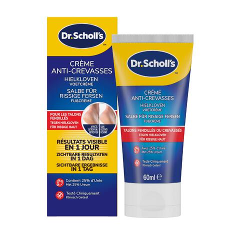 Dr.Scholl's tegen Hielkloven Voetcrème met 25% Ureum 60 ML