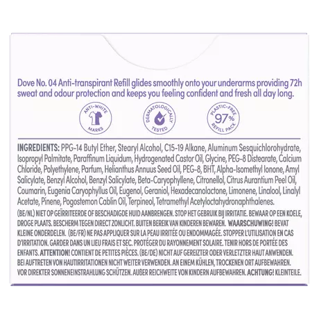 Dove Violet Antiperspirants Deodorant Refill 35 ML