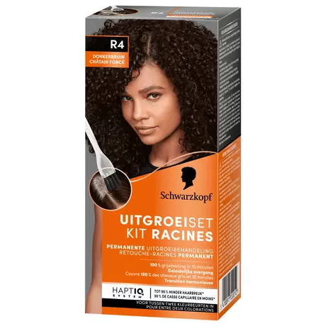Schwarzkopf Permanent Color Uitgroeiset R4 Donkerbruin