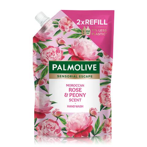 Palmolive Sensorial Escape Moroccan Rose & Peony navul 500 ml