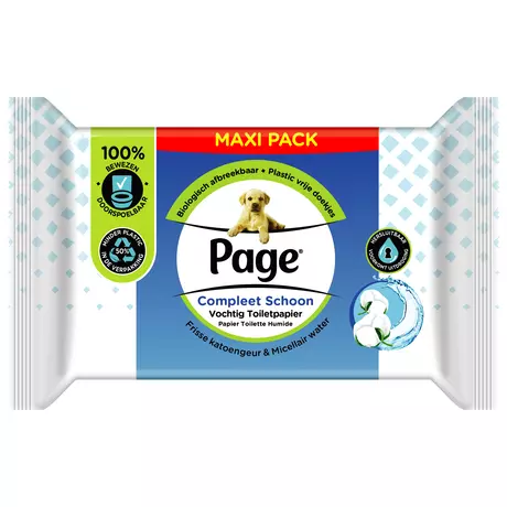Page Fris & Schoon Vochtig Toiletpapier Maxi Pack