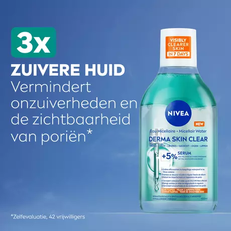 NIVEA Derma Skin Clear Serum Infused Micellair Water 400 ML