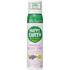 Happy Earth 100% Natural Whole Body Lavender Ylang Deodorant Spray 100 ML