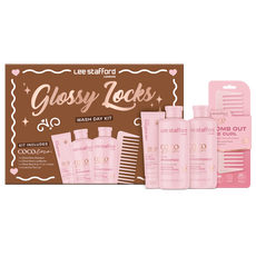 Lee Stafford Glossy Locks Wash Day Gift Set 4 pcs