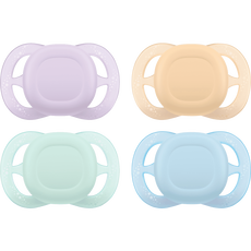 Philips Avent Ultra Start – BPA-vrije siliconen fopspeen (0-6 mnd) – 2 stuks - Mixpack - SCF075/15