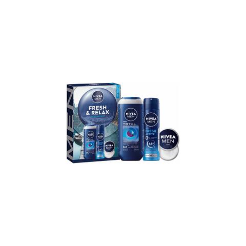NIVEA MEN Fresh & Relax Geschenkset Mannen