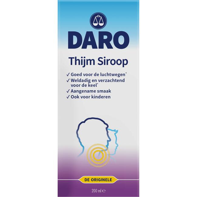 Daro Thijmsiroop Original 200 ML