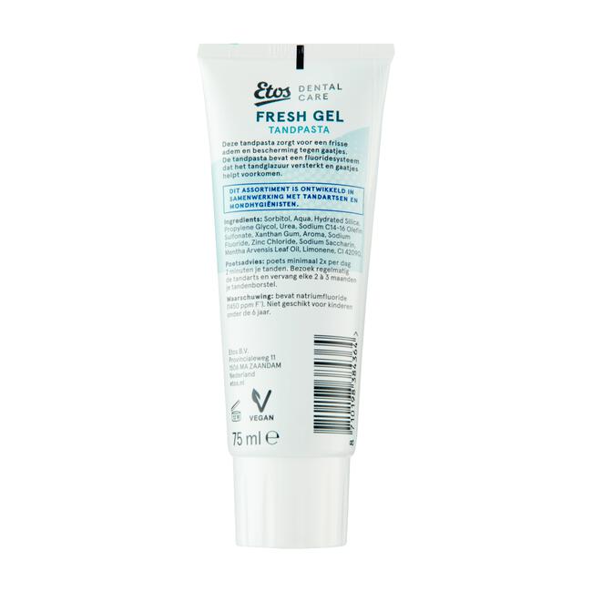 Etos FRESH GEL Tandpasta Tube 75ml