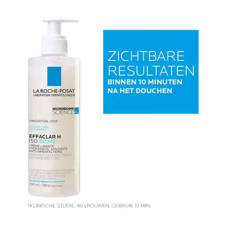 La Roche-Posay Effaclar H Iso-biome Hydraterende Reinigingscrème 390 ML