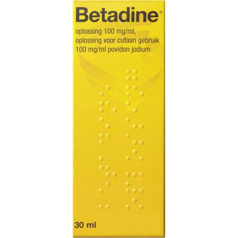 Betadine Oplossing 100 MG/ML Povidonjood 30 ML