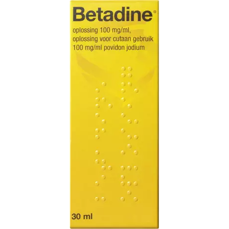 Betadine Oplossing 100 MG/ML Povidonjood 30 ML