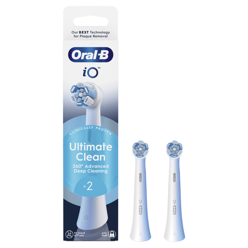 Oral-B iO Ultimate Clean Opzetborstels Wit 2 Stuks