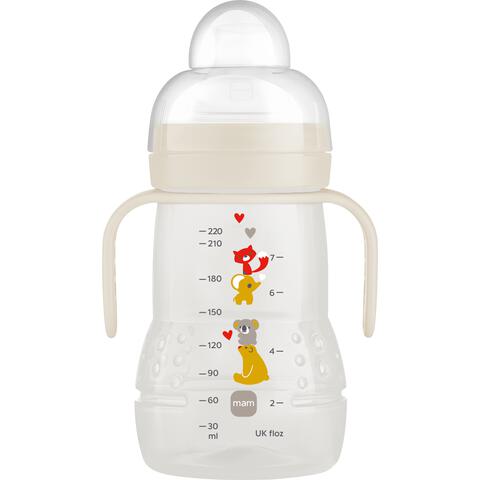 MAM Trainer+ Oefenbeker 4+ Maanden Beige 220 ML