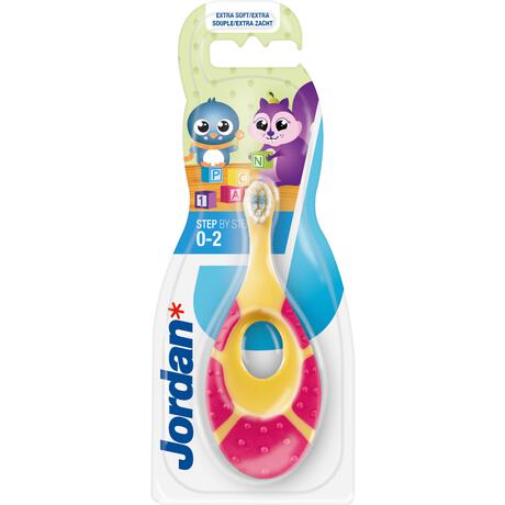 Jordan kindertandenborstel Step 1 Baby (0-2 Jaar)