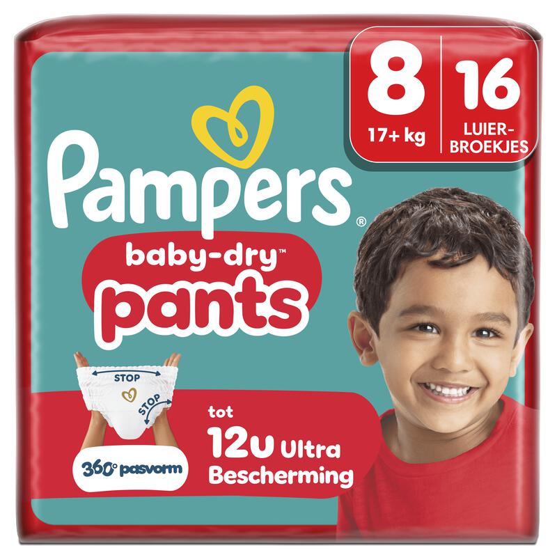 Pampers Baby Dry Pants Luierbroekjes Maat 8 17+ kg 16 stuks