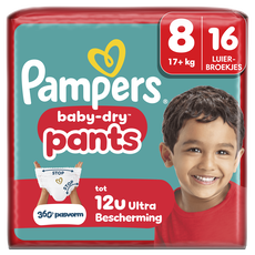 Pampers Baby Dry Pants Luierbroekjes Maat 8 17+ KG 16 stuks